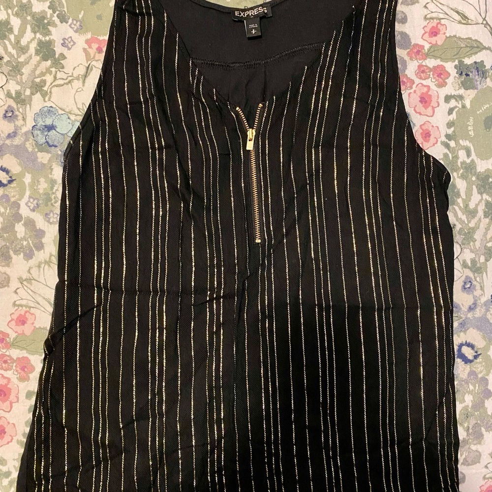 Black & Gold Top